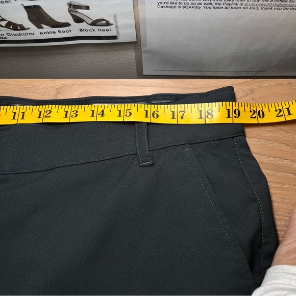 Nike Dri Fit Black Tech Performance Golf Active Pants Gripping Waistband‎ Casual - Picture 11 of 13